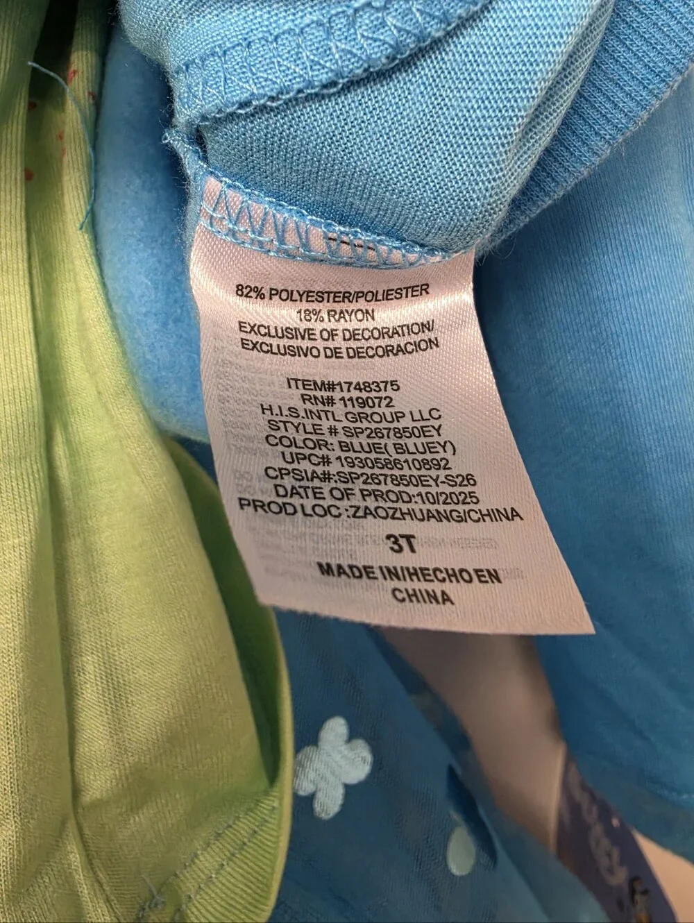 Bluey Bingo 3 piece Tutu Set Jacket Tutu Skirt and Shirt Blue 3T